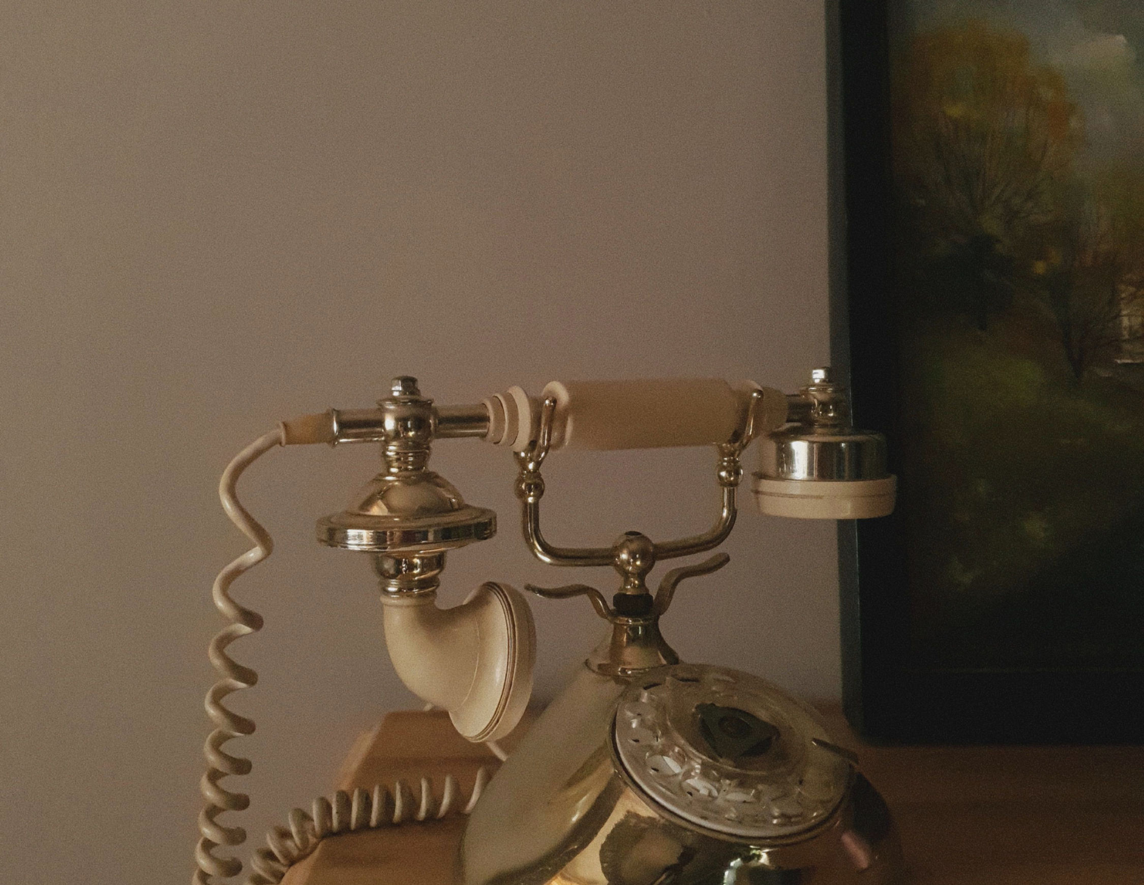 Vintage telephone at Skin Aegis